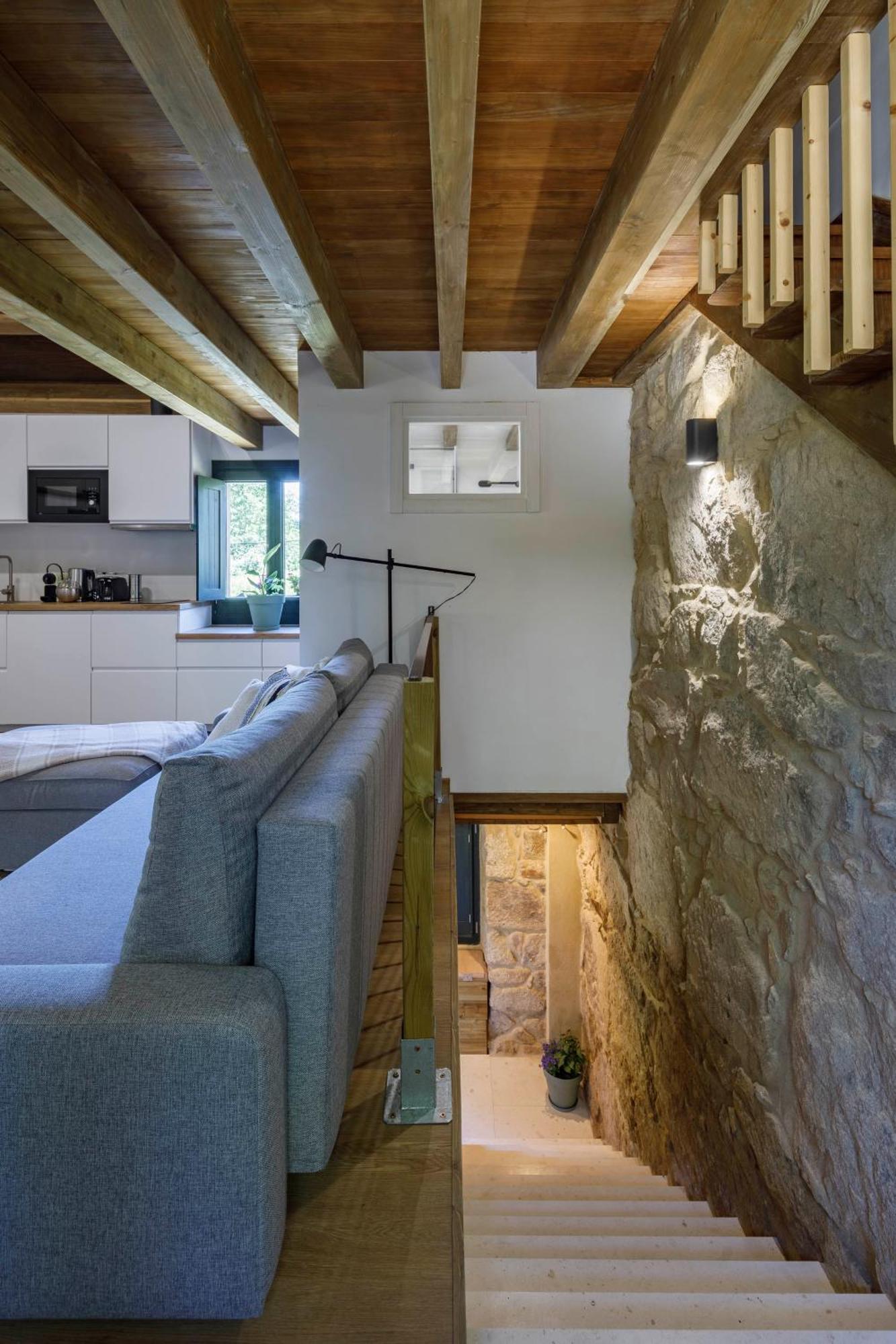 Hermoso Molino Restaurado A Pie Del Rio En Vigo Exteriör bild